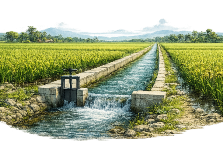 Lush Rice Field